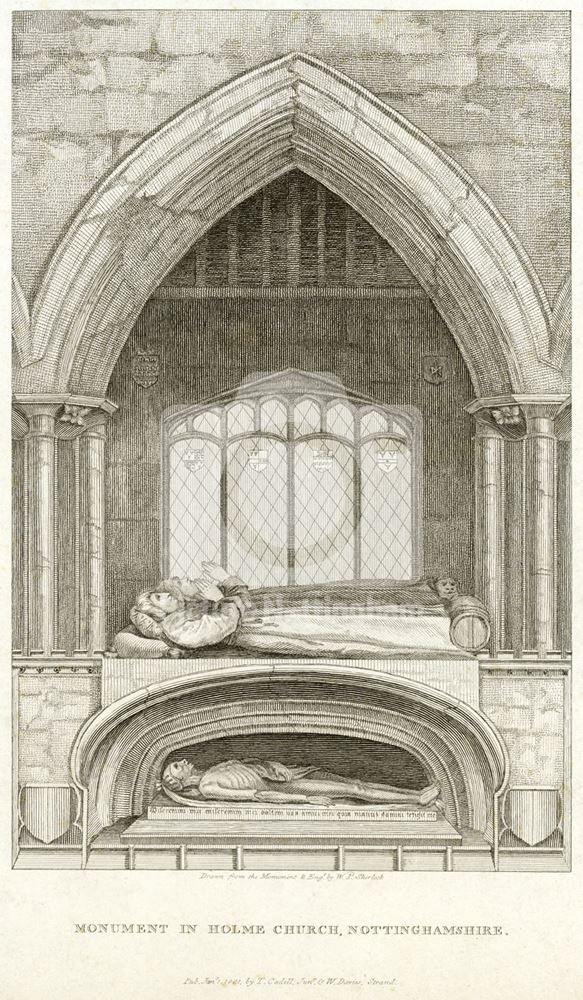 Barton Tomb, St Giles Church, Langford Lane, Holme, near Newark, 1801