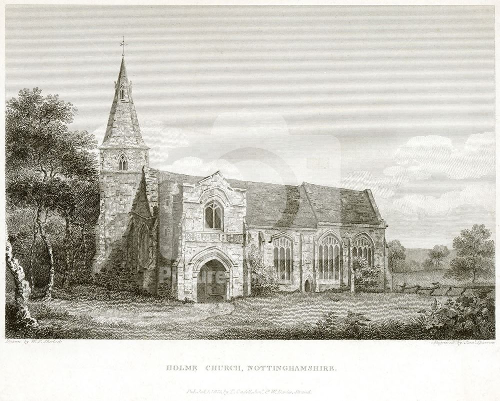 St Giles Church, Langford Lane, Holme, near Newark, 1801