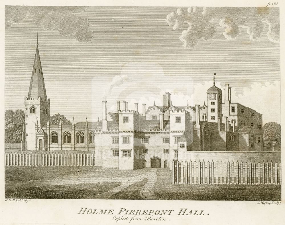 The Hall, off Holme Lane, Holme Pierrepont, 1676