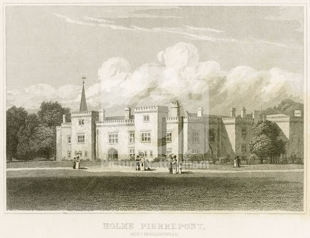 The Hall, off Holme Lane, Holme Pierrepont, c 1830