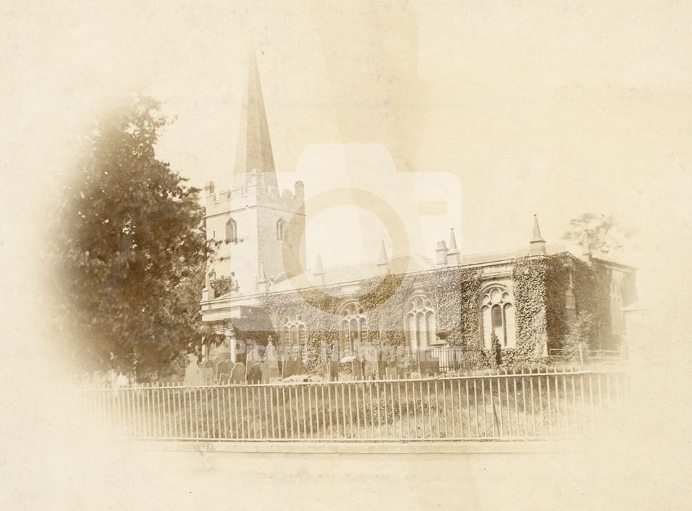 St Edmund's Church, off Holme Lane, Holme Pierrepont, c 1900?