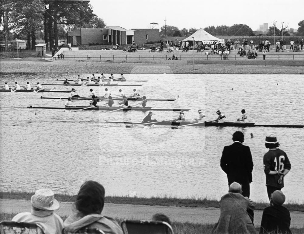 School's Regatta at National Water Sports Centre, Adbolton Lane, Holme Pierrepont, 1973