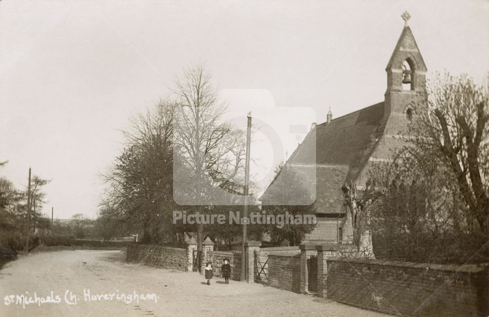 St Michael's Church, Gonalston Lane, Hoveringham, c 1905