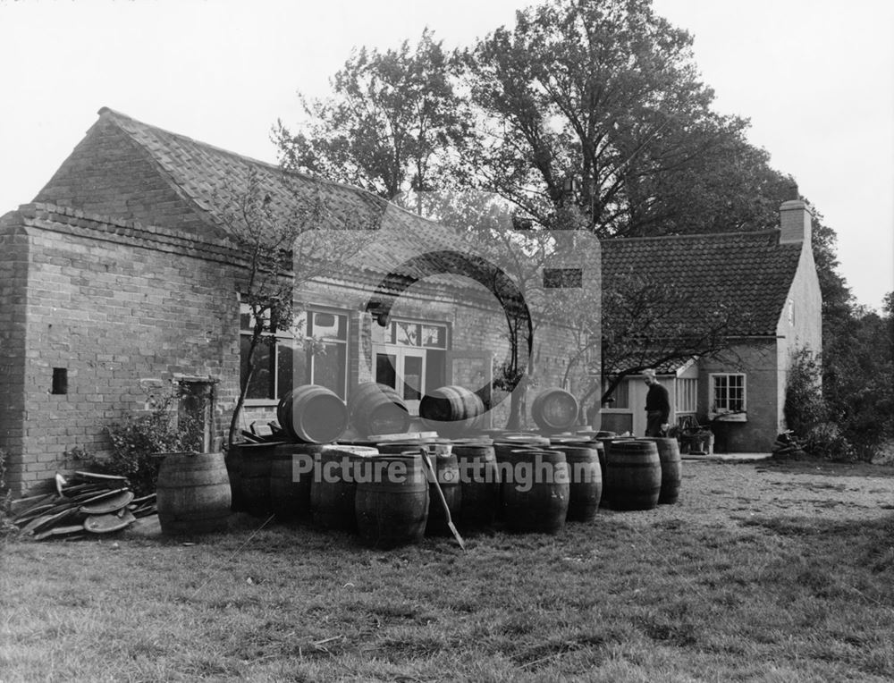 Cooper's Workshop, Gonalston Lane, Hoveringham, 1961