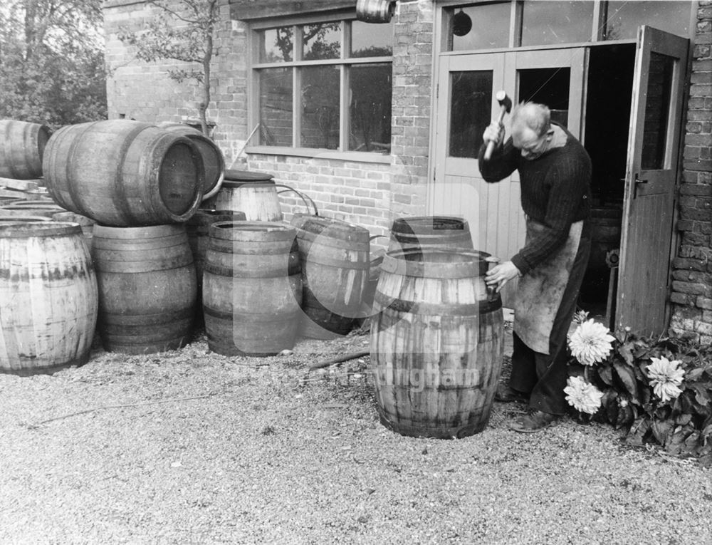 Cooper's Workshop, Gonalston Lane, Hoveringham, 1961