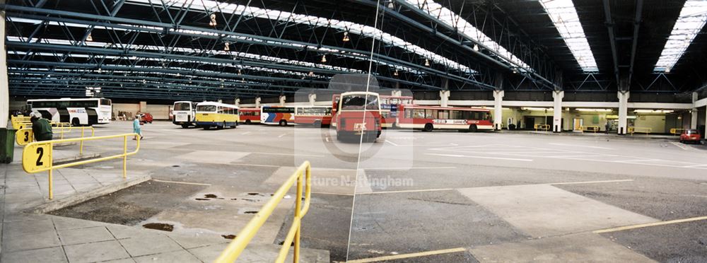 Victoria Centre Bus Station, Milton Street, Nottingham, 1995