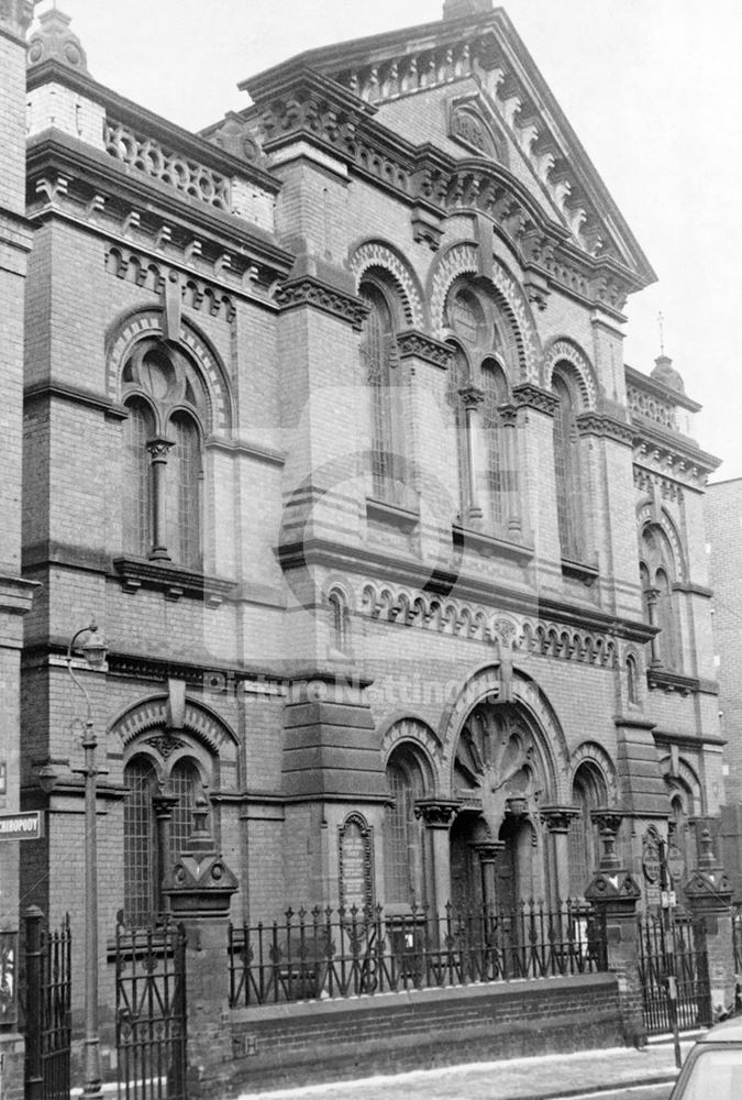 Castle Gate Congregational Church, Castle Gate, Nottingham, 1963