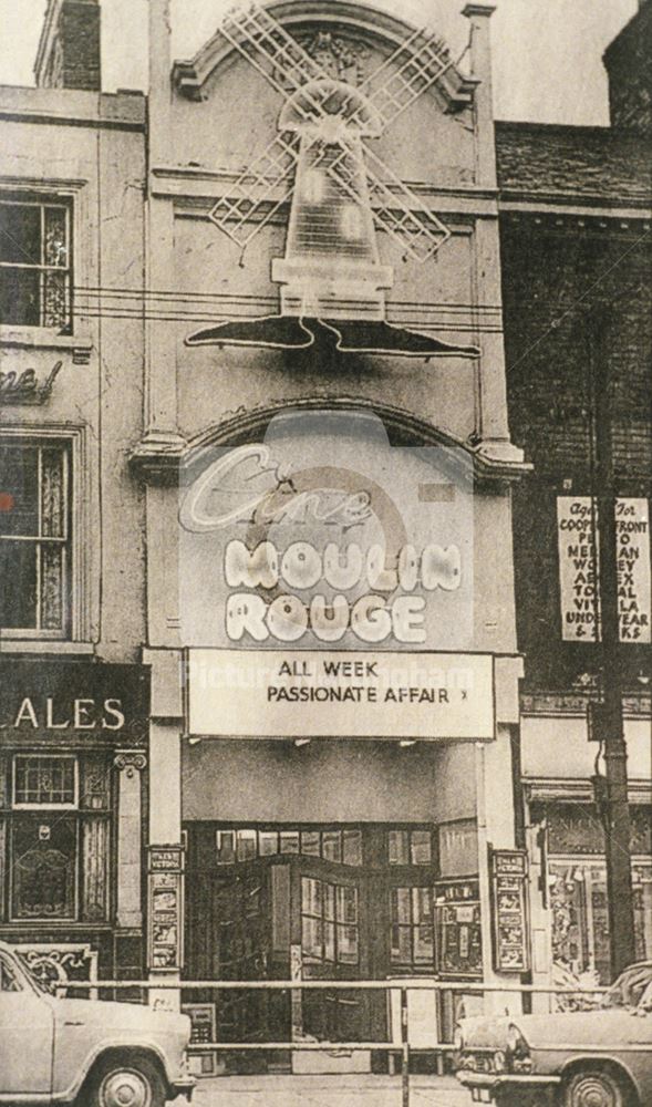 Moulin Rouge Cinema, Milton Street, c 1960