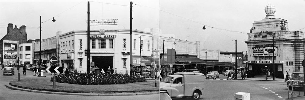 Central Market and Palais de Danse, King Edward Street, Nottingham, 1968