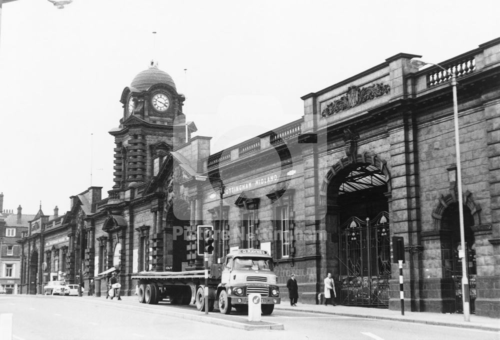 Midland Station, Carrington Street, Nottingham, 1968