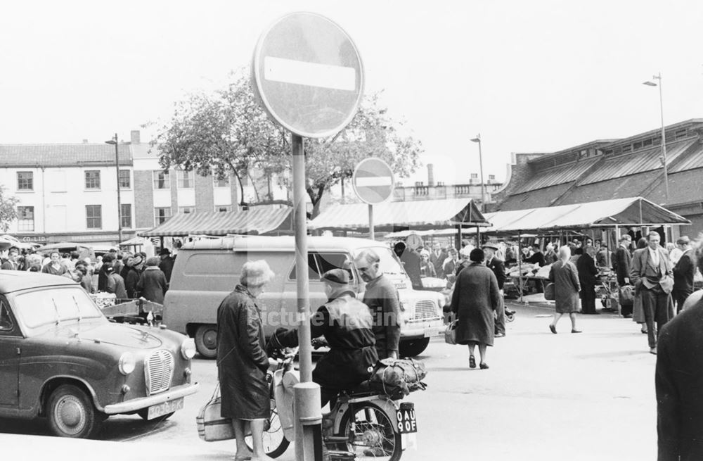 Sneinton Market, Gedling Street, Sneinton, Nottingham, 1968