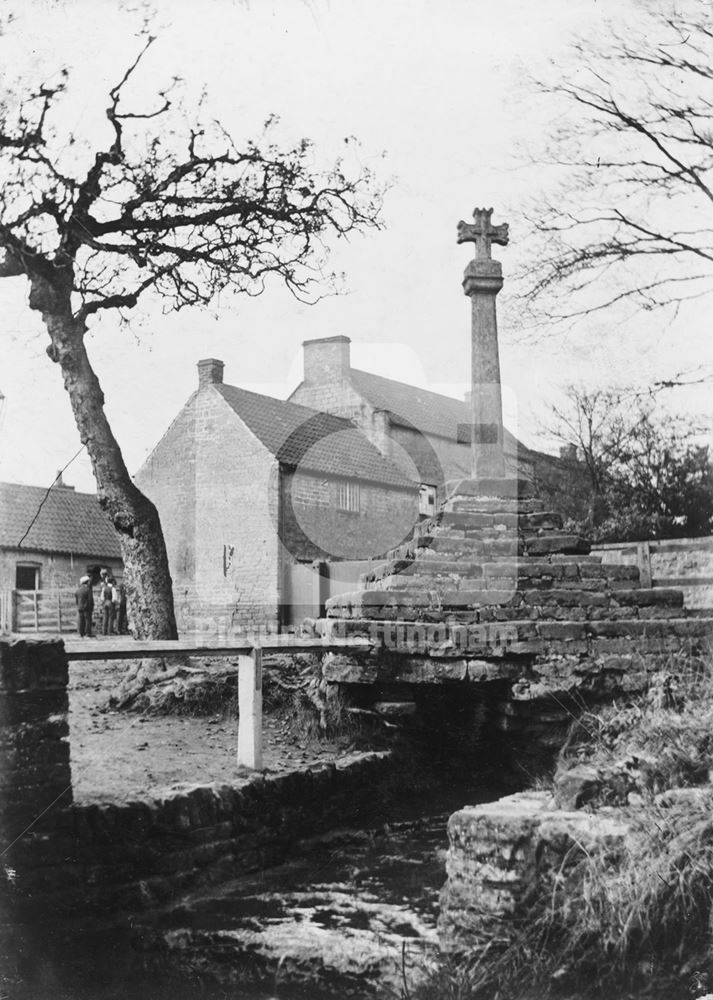 Bottom Cross, Main Street, Linby, c 1910s-1940s