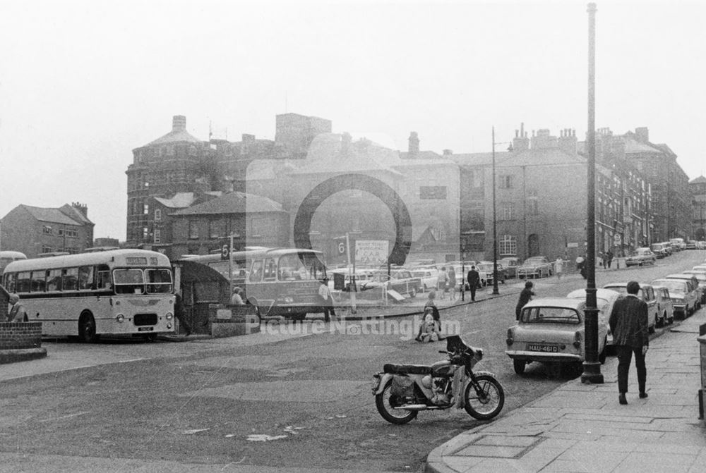 Mount Street Bus Station, Park Row, Nottingham, 1966