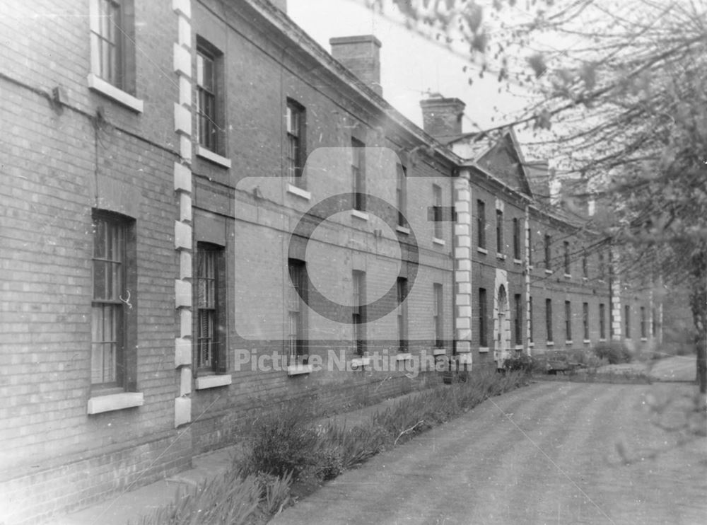 Burton's Almshouses, London Road, Meadows, Nottingham, c 1960s