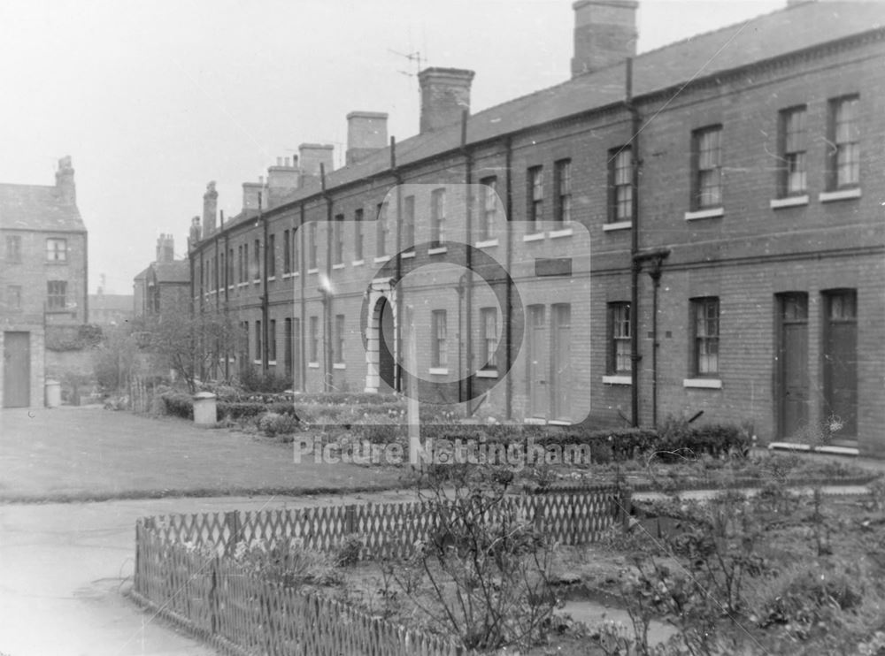 Burton's Almshouses, London Road, Meadows, Nottingham, c 1960s