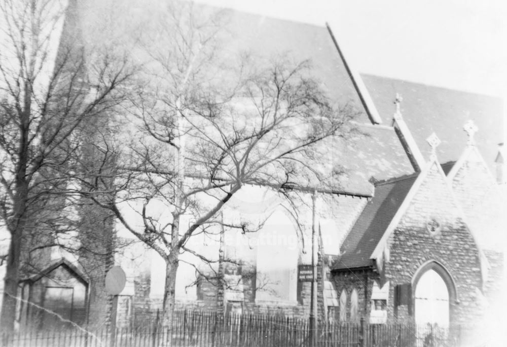 St Michael's and All Angels Church, Hartley Road, Radford, Nottingham, c 1970