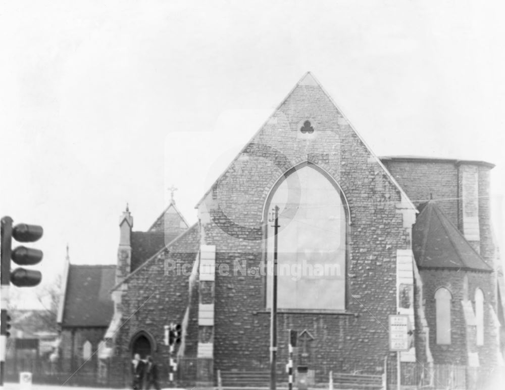 St Michael's and All Angels Church, Hartley Road, Radford, Nottingham, c 1970