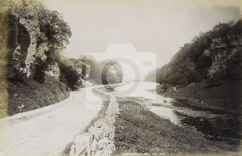 Creswell Crags, Creswell, c 1890