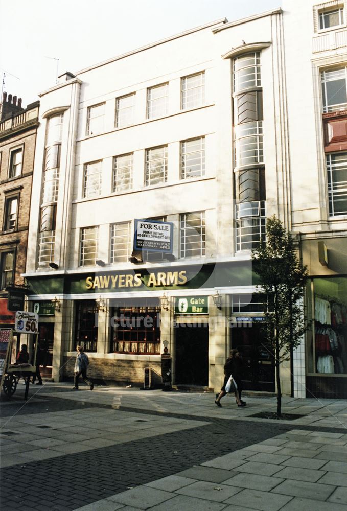 Sawyers Arms, Lister Gate, c 1960s-70s