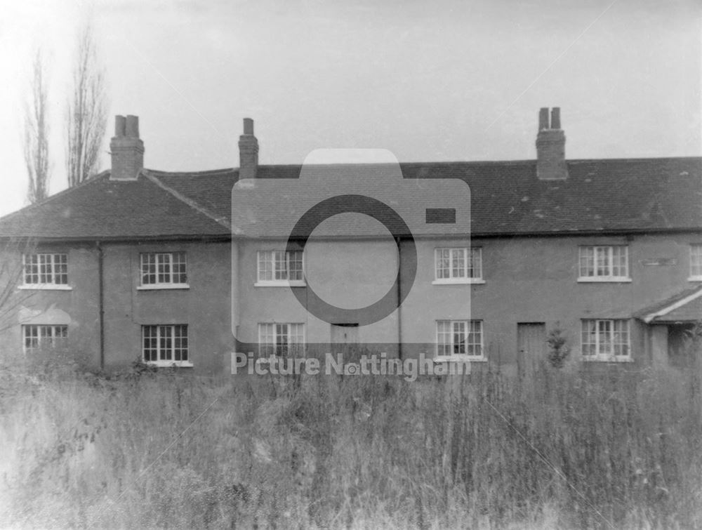 Rear View of Butt Houses, Derby Road, Lenton, Nottingham, 1973