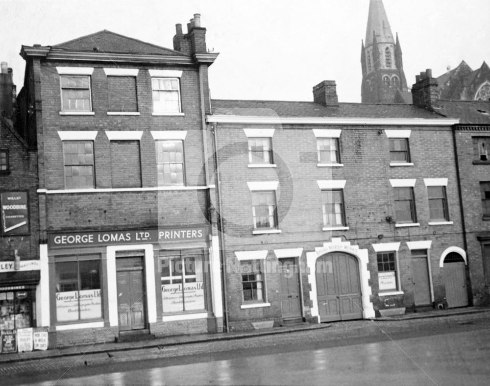 George Lomas Ltd, Printers Works and Office, Broad Marsh, Nottingham, c 1960