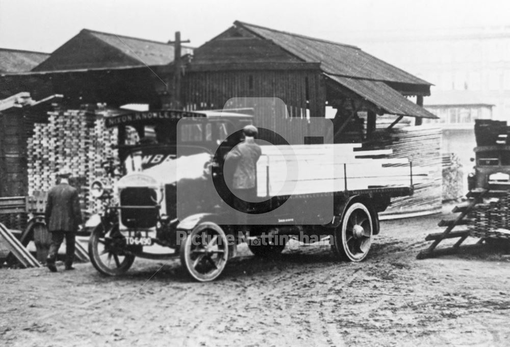 Nixon Knowles Timber Yard, Queen'sRoad, Nottingham, c 1930s