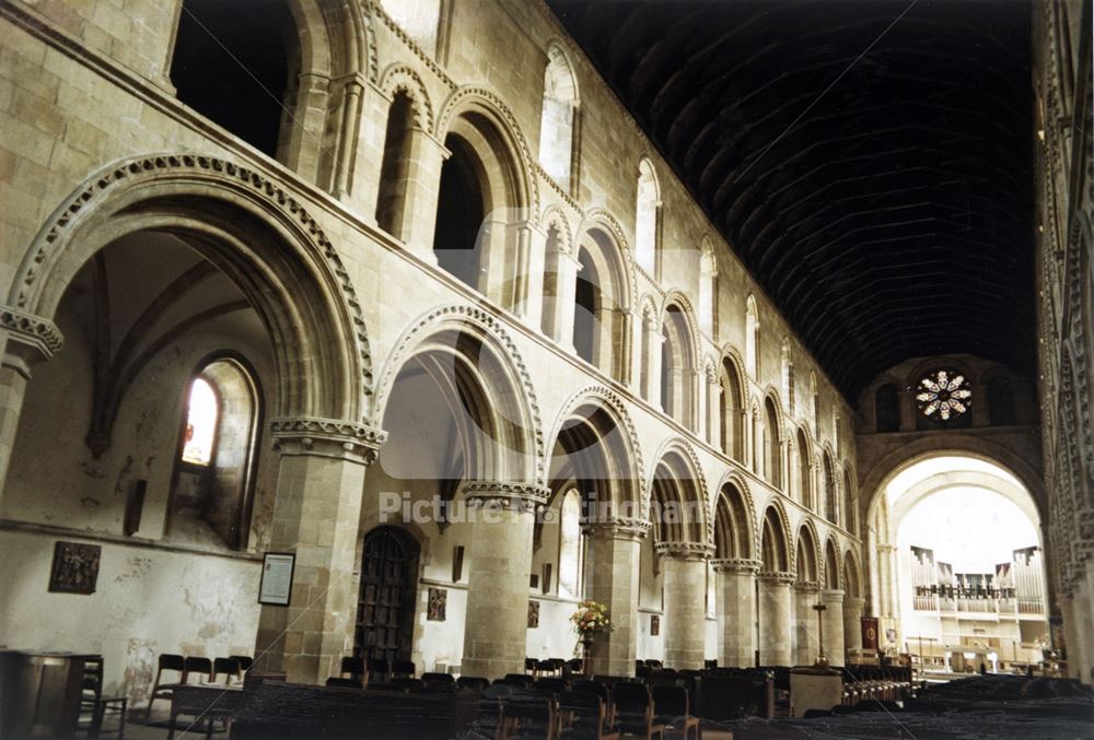 Nave, Priory Church, Priorswell Road, Worksop, c 1980s