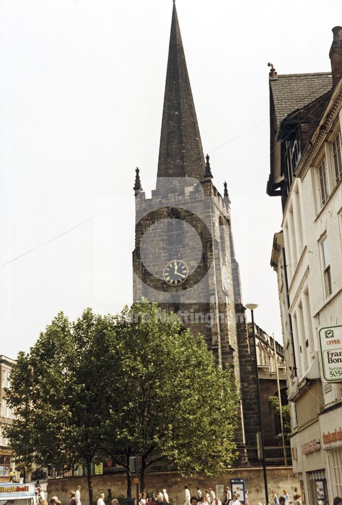 St Peter's Church, St Peter's Gate, Nottingham, c 1980s