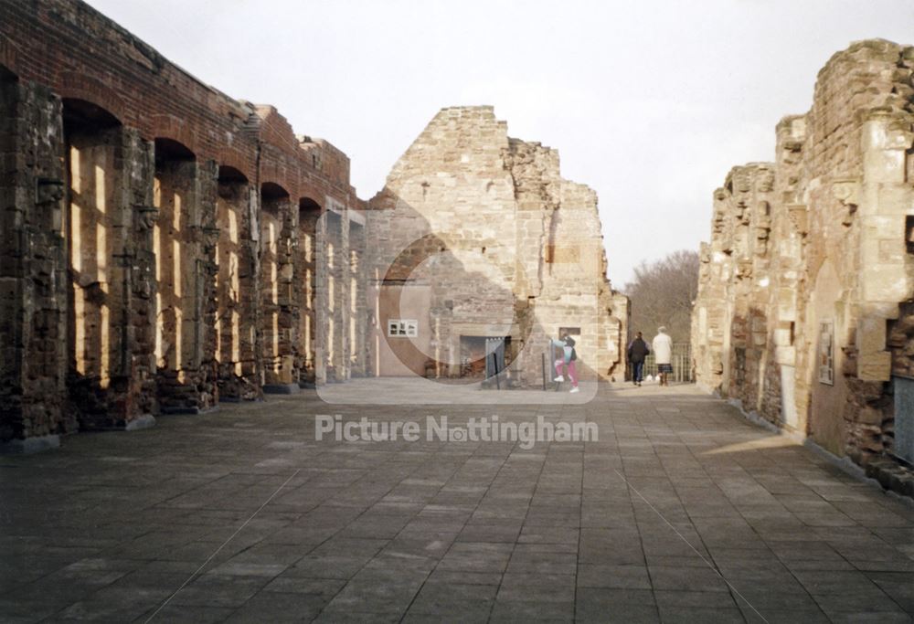 West wing, Rufford Abbey, Rufford Abbey Park, Rufford, 1991