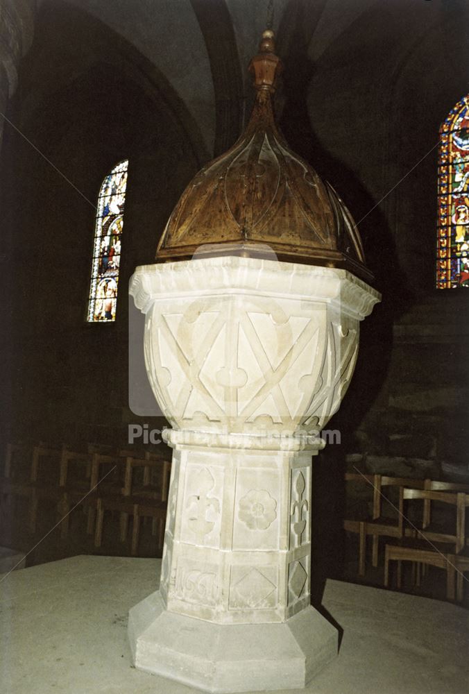 Font, Southwell Minster, c 1980s