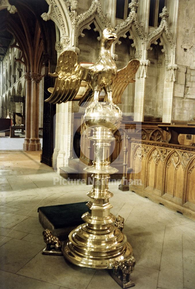 Newstead Priory Lectern of Prior Ralph Savage, Southwell Minster, c 1980s