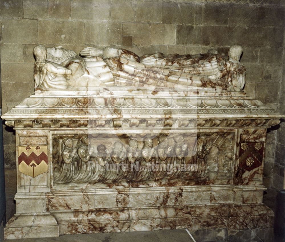 Tomb of Archbishop Sandys, Southwell Minster, c 1980s