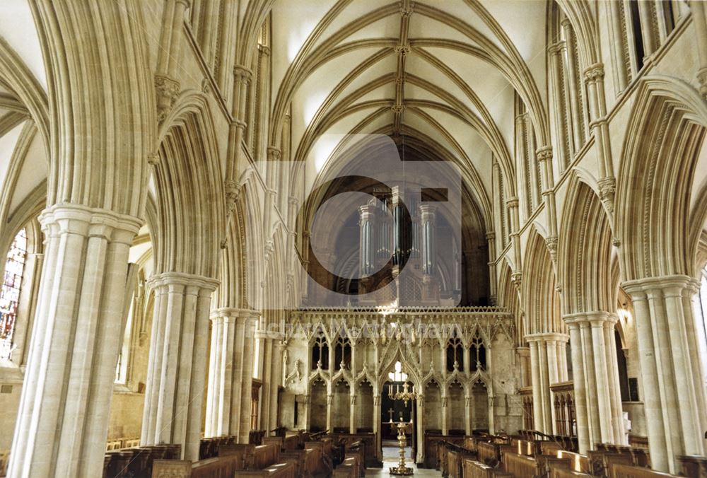 Choir and Screen, Southwell Minster, c 1980s