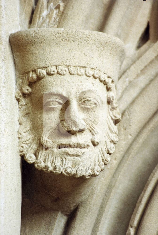 The Master Mason, Southwell Minster, c 1980s