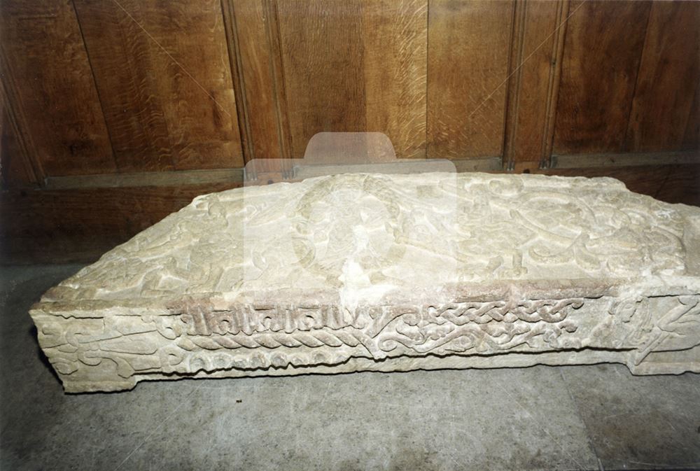 Saxon Lintel, Southwell Minster, c 1980s