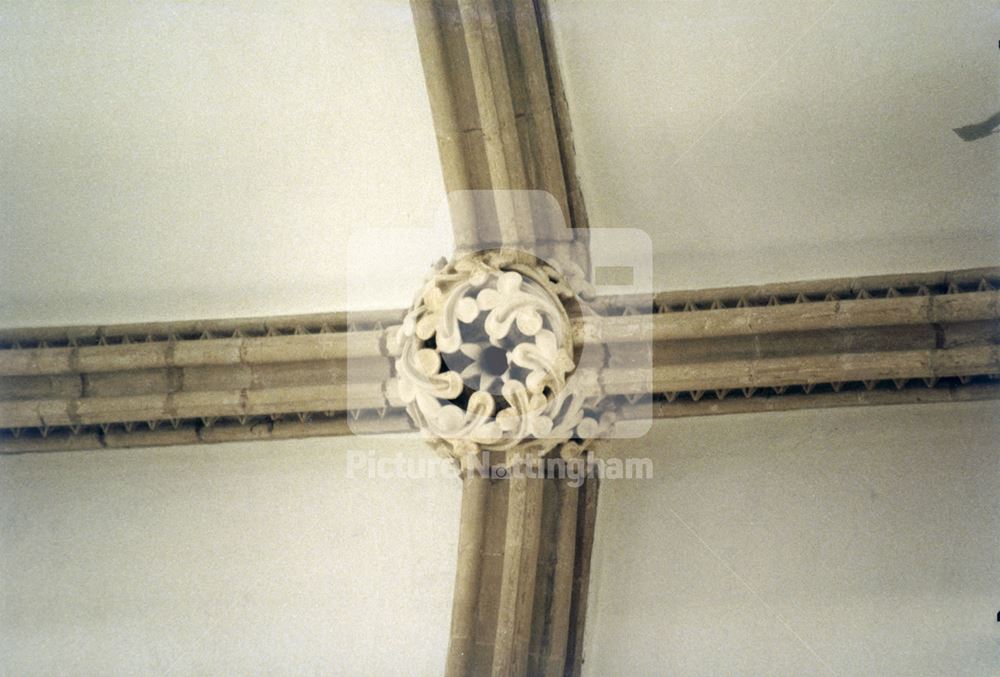 Bosse in Choir Roof, Southwell Minster, c 1980s