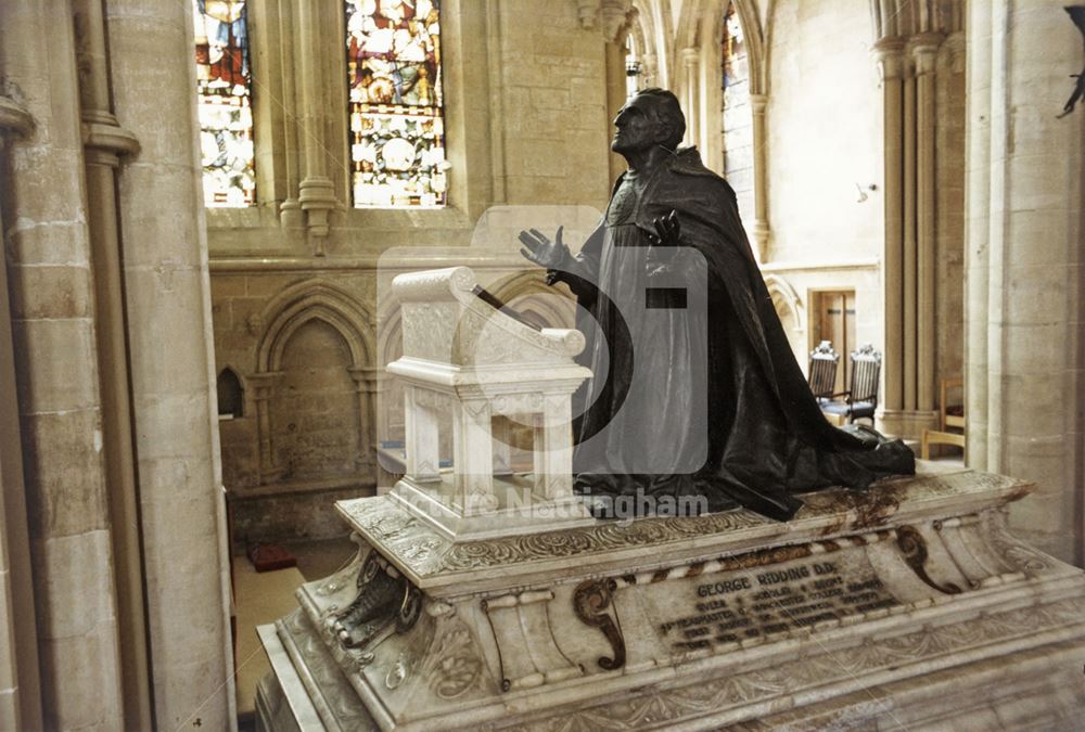 Bishop George Riddings' Tomb, Southwell Minster, c 1980s