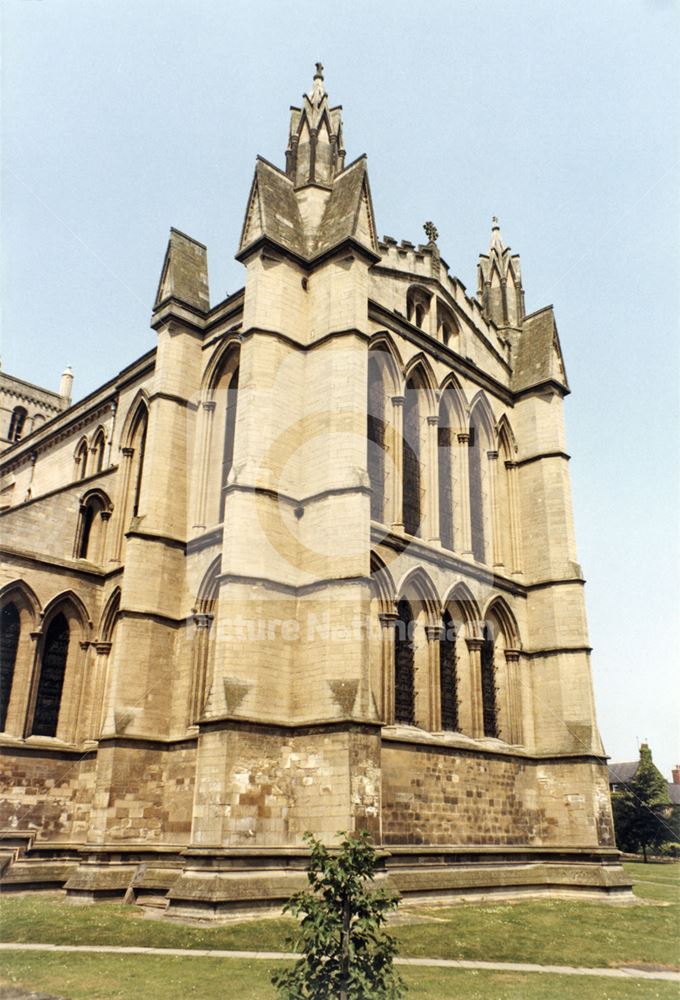 Exterior East End of Choir, Southwell Minster, c 1980s