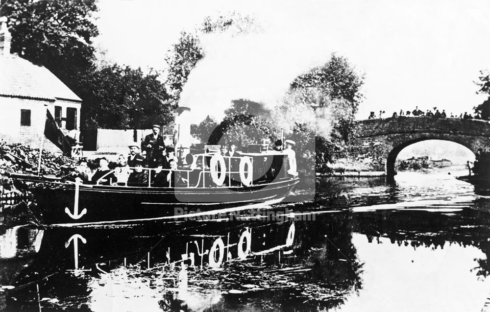 Nottingham Canal, Gregory Street, Nottingham, c 1890s