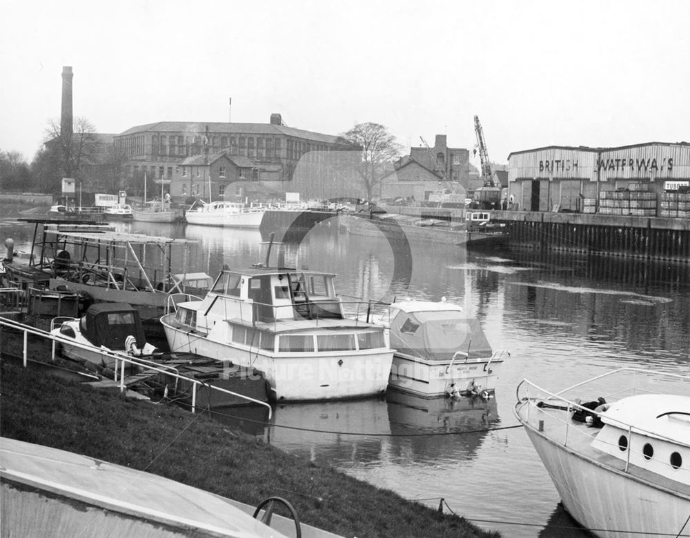 Nottingham Canal, Meadow Lane Lock, Meadows, Nottingham, 1973