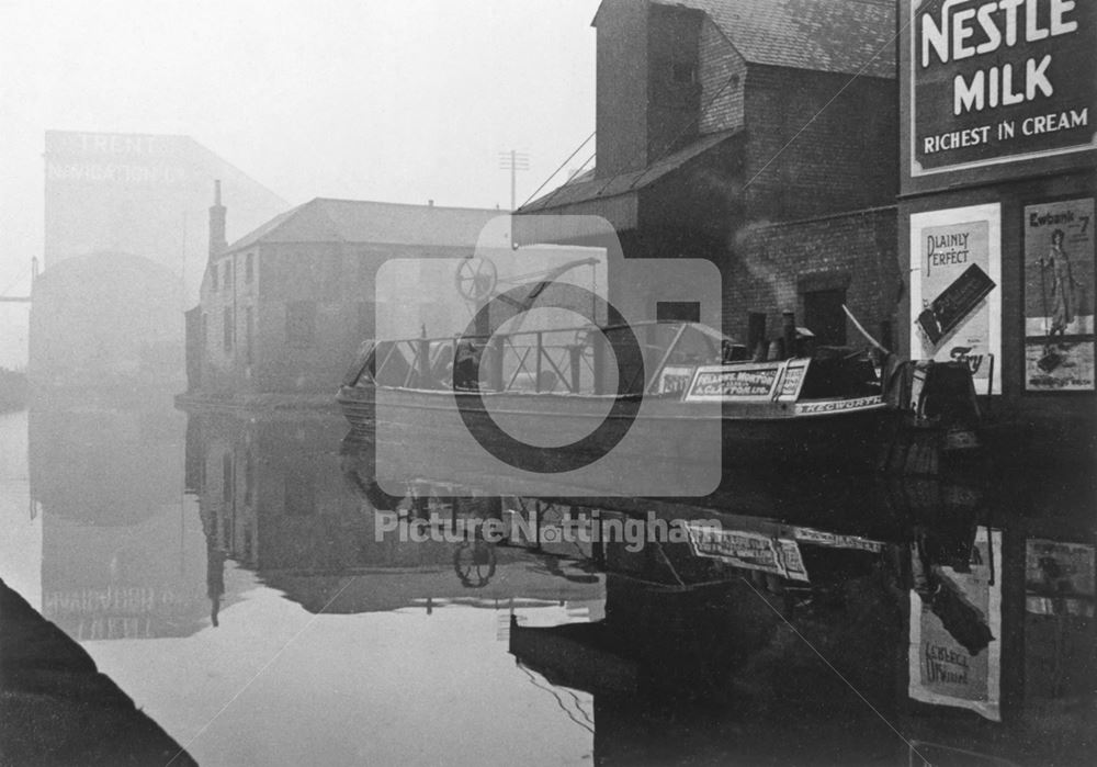 Nottingham Canal, Fellows Morten and Clayton Wharf, Carrington Street, Notingham, c 1920s