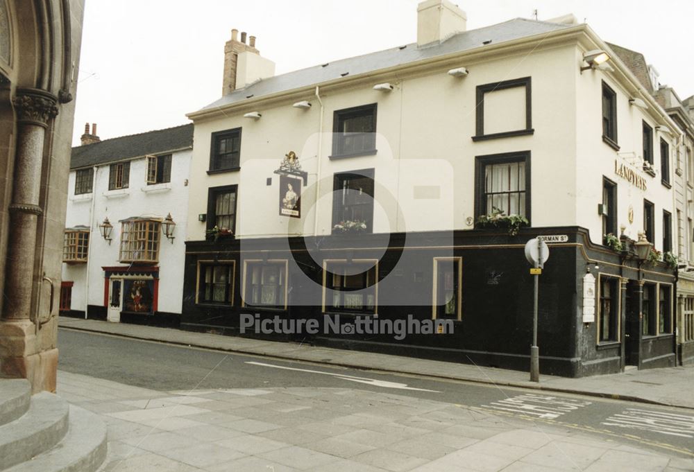 Langtry's Public House, South Sherwood Street, Nottingham, 1988