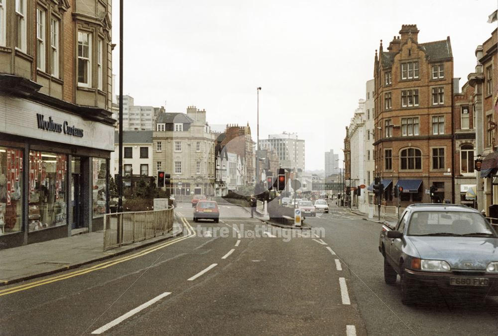 Theatre Square, Upper Parliament Street, Nottingham, 1988