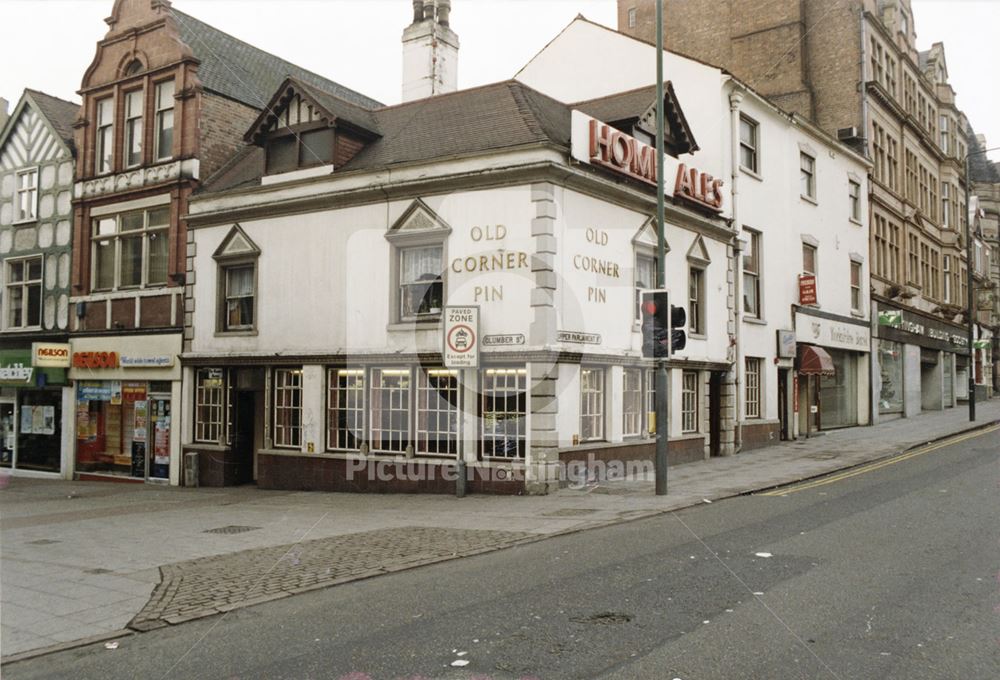 Old Corner Pin, Parliament Street, Nottingham, 1988