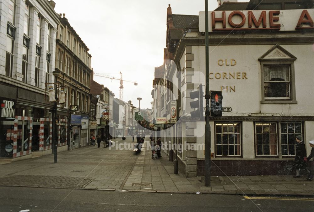 Old Corner Pin, Parliament Street, Nottingham, 1988