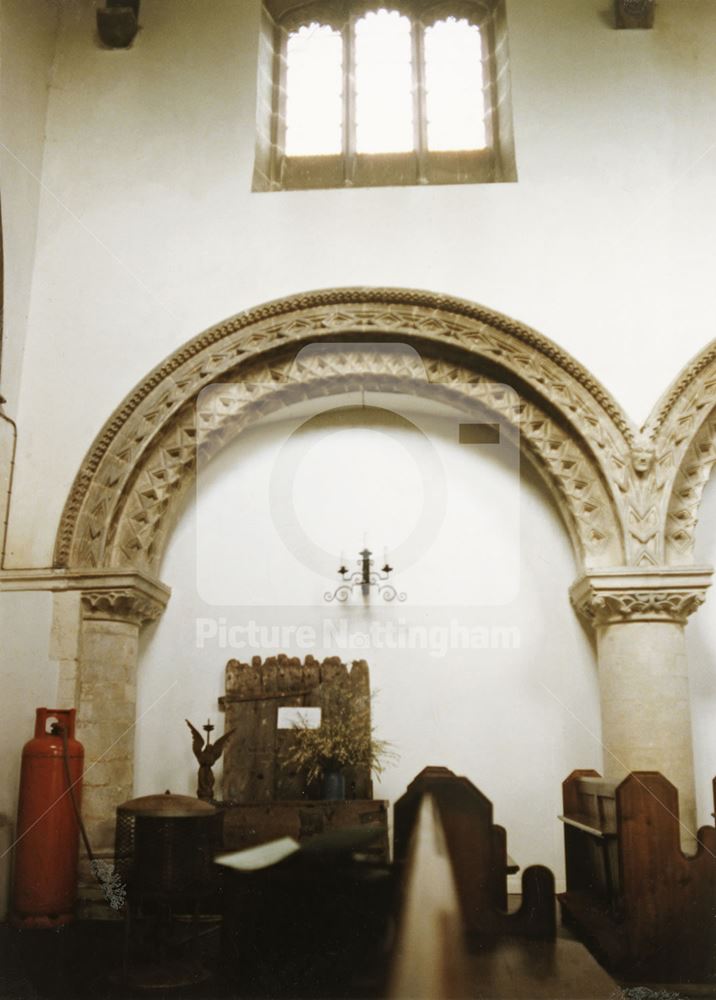 North Arcades of Nave, St Helena's Church, Main Street, South Scarle, c 1980s