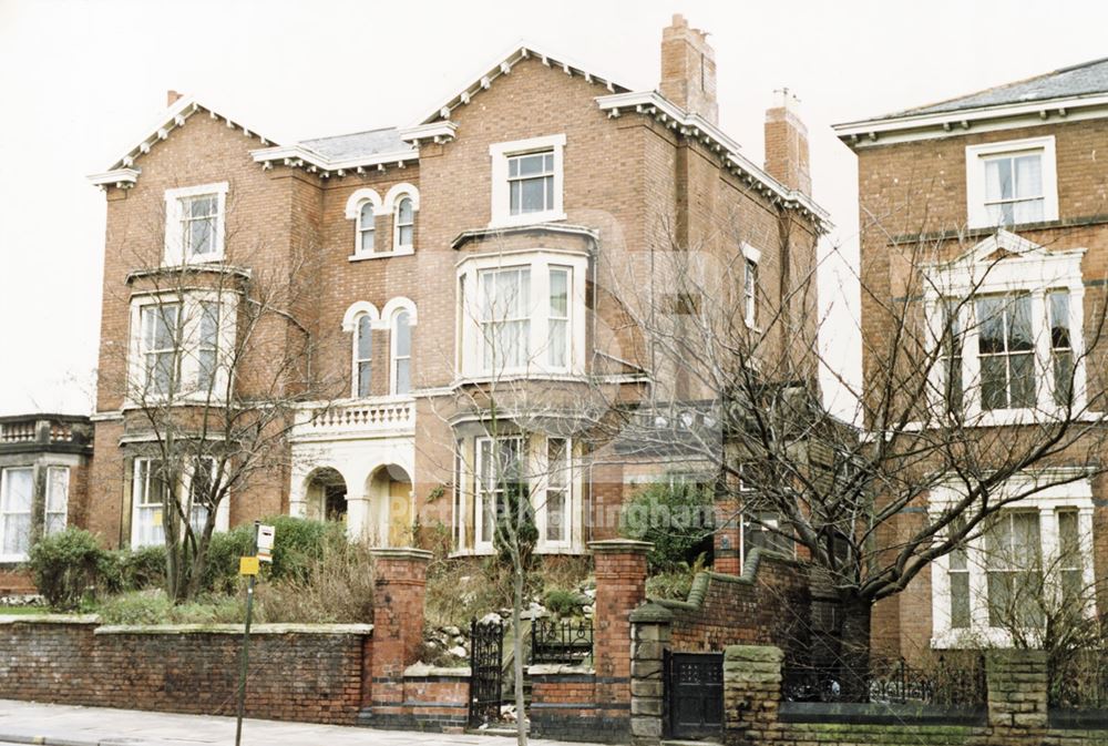 Mansfield Road near junction with Woodborough Road, Nottingham, 1988