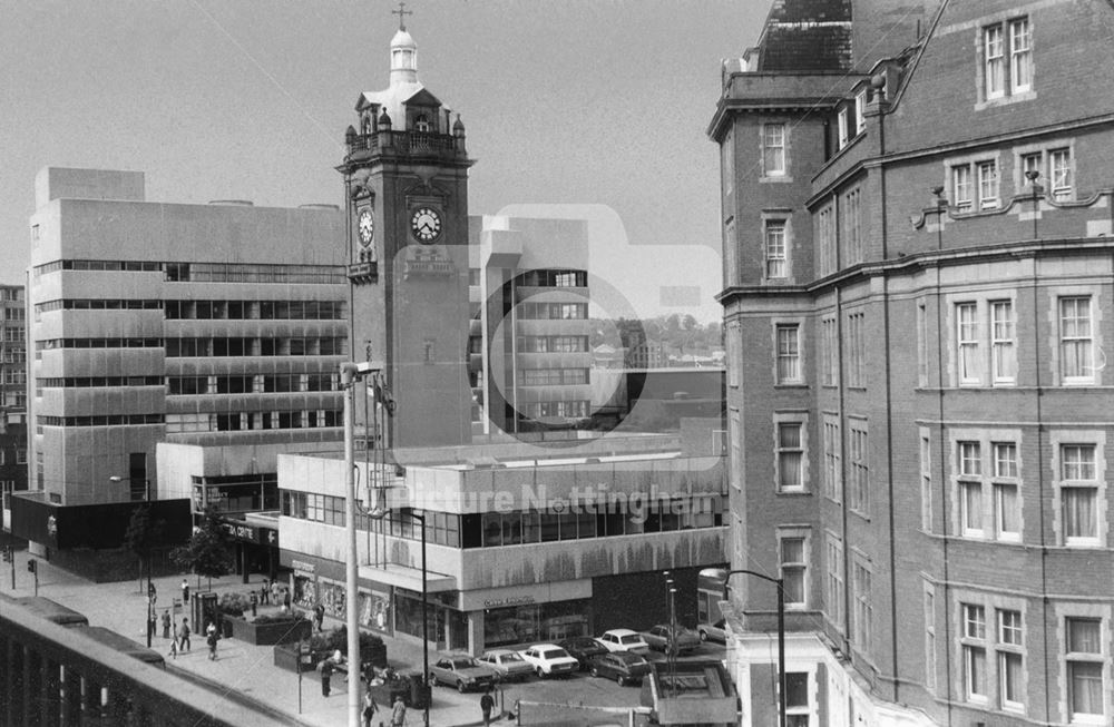 VIctoria Centre and Hotel, Mansfield Road, Nottingham, 1980s