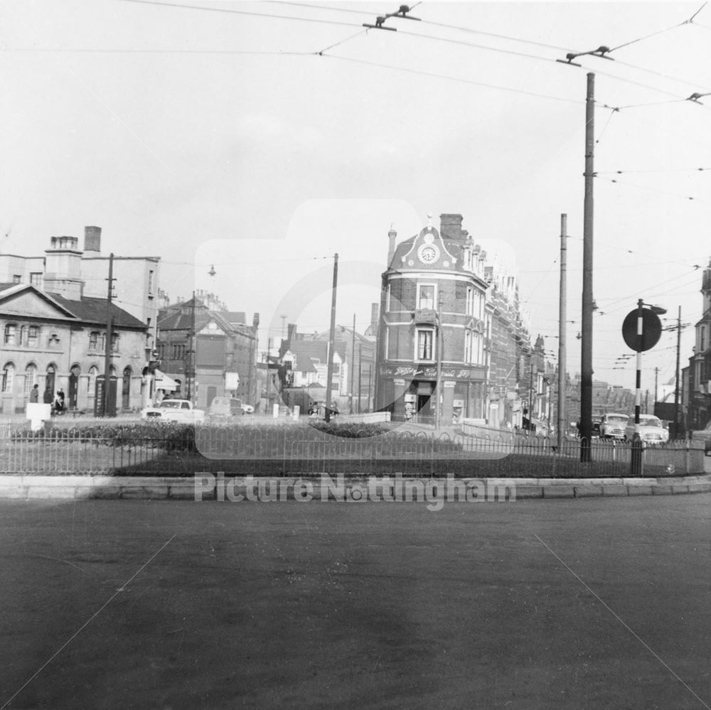 Canning Circus Looking East from Ilkeston Road, Nottingham, 1960