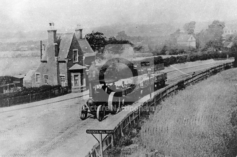 Bobbers Mill Road, Bobbers Mill, Nottingham, 1907